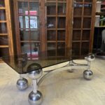 Vintage Space Age Krom Sehpa