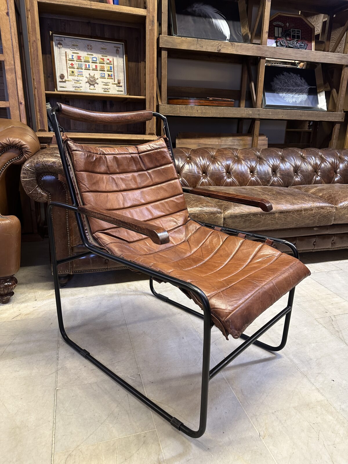 Endüstriyel Deri Berjer - Görsel 1