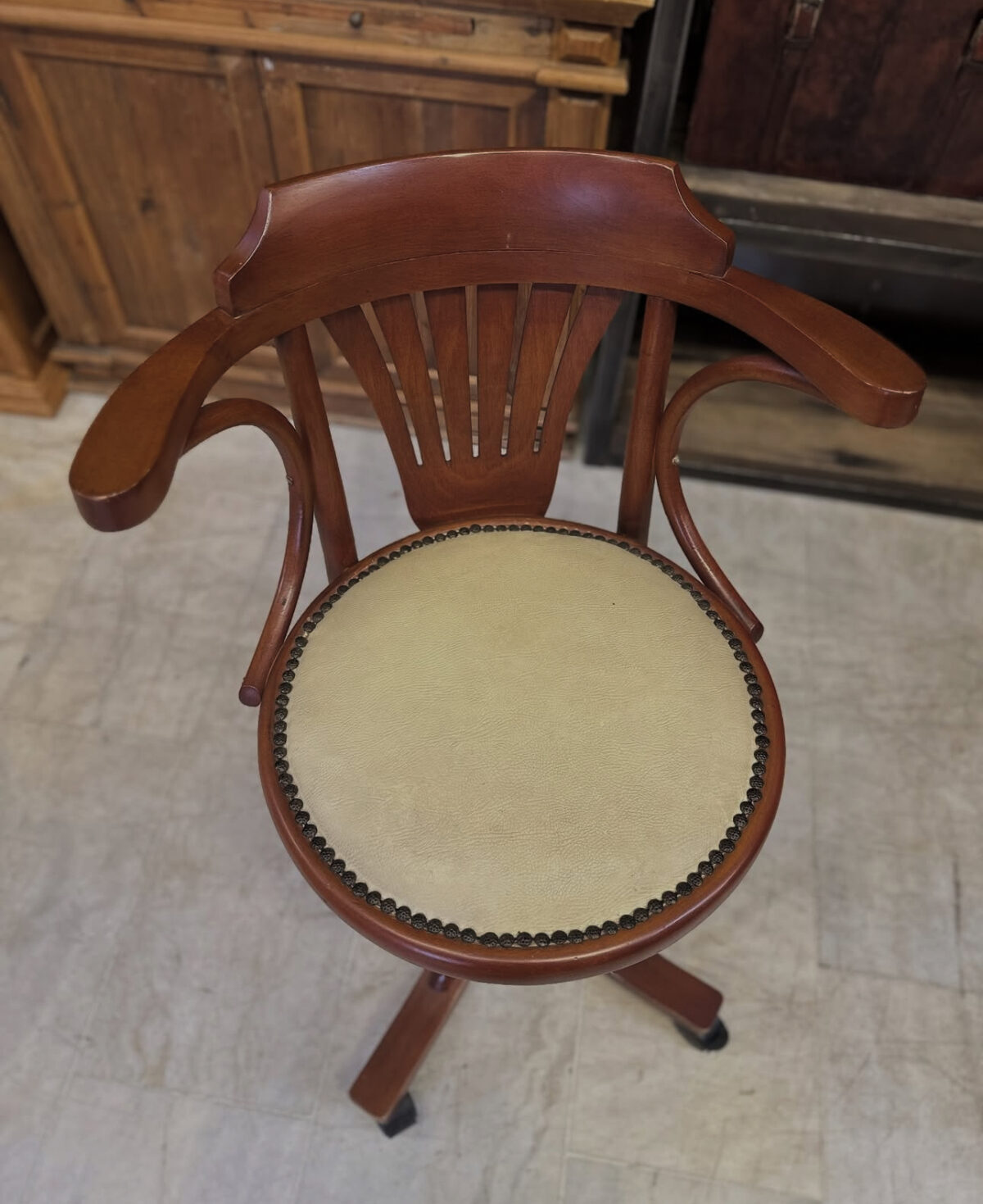 Mudo ahşap çalışma sandalyesi - Görsel 3