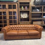 Formıtalia Chesterfield Deri Oturma Grubu