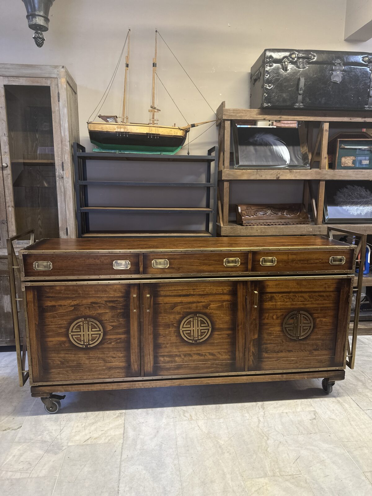 SHERWOOD LOFT KOLEKSİYONU AHŞAP KONSOL - Görsel 2