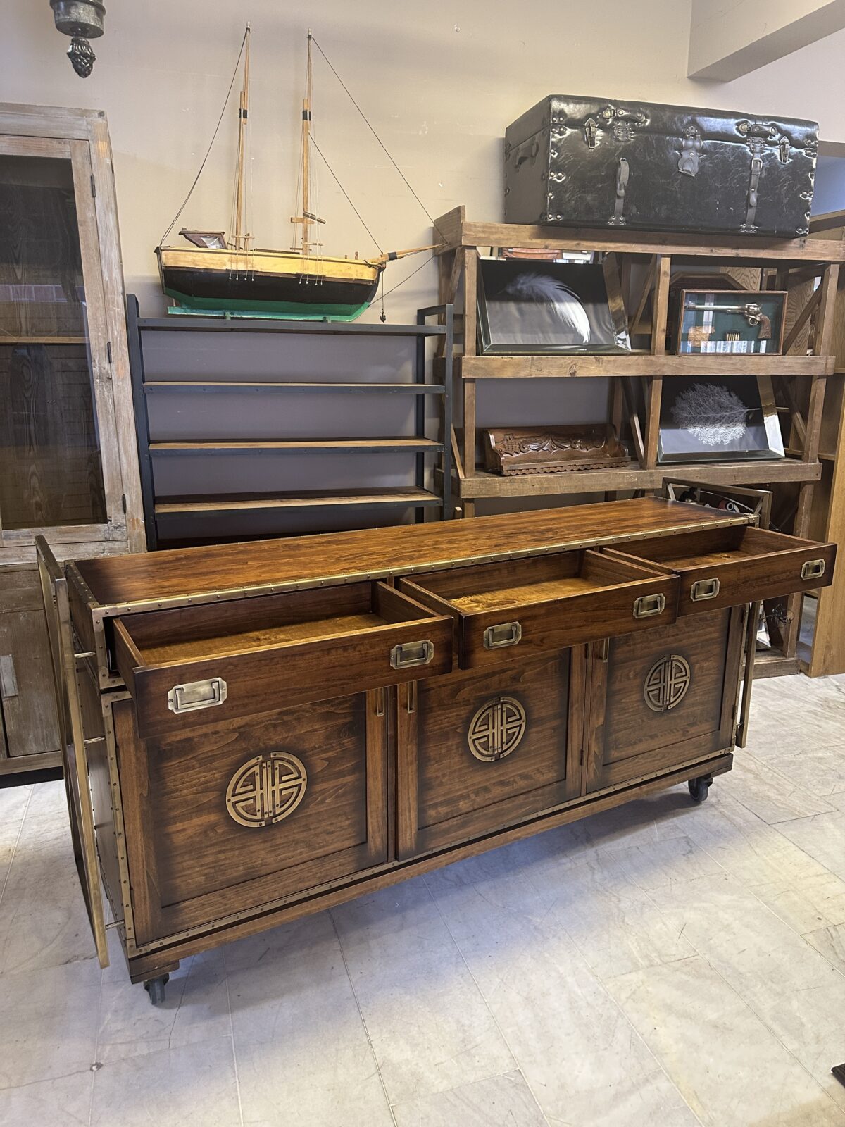 SHERWOOD LOFT KOLEKSİYONU AHŞAP KONSOL - Görsel 3