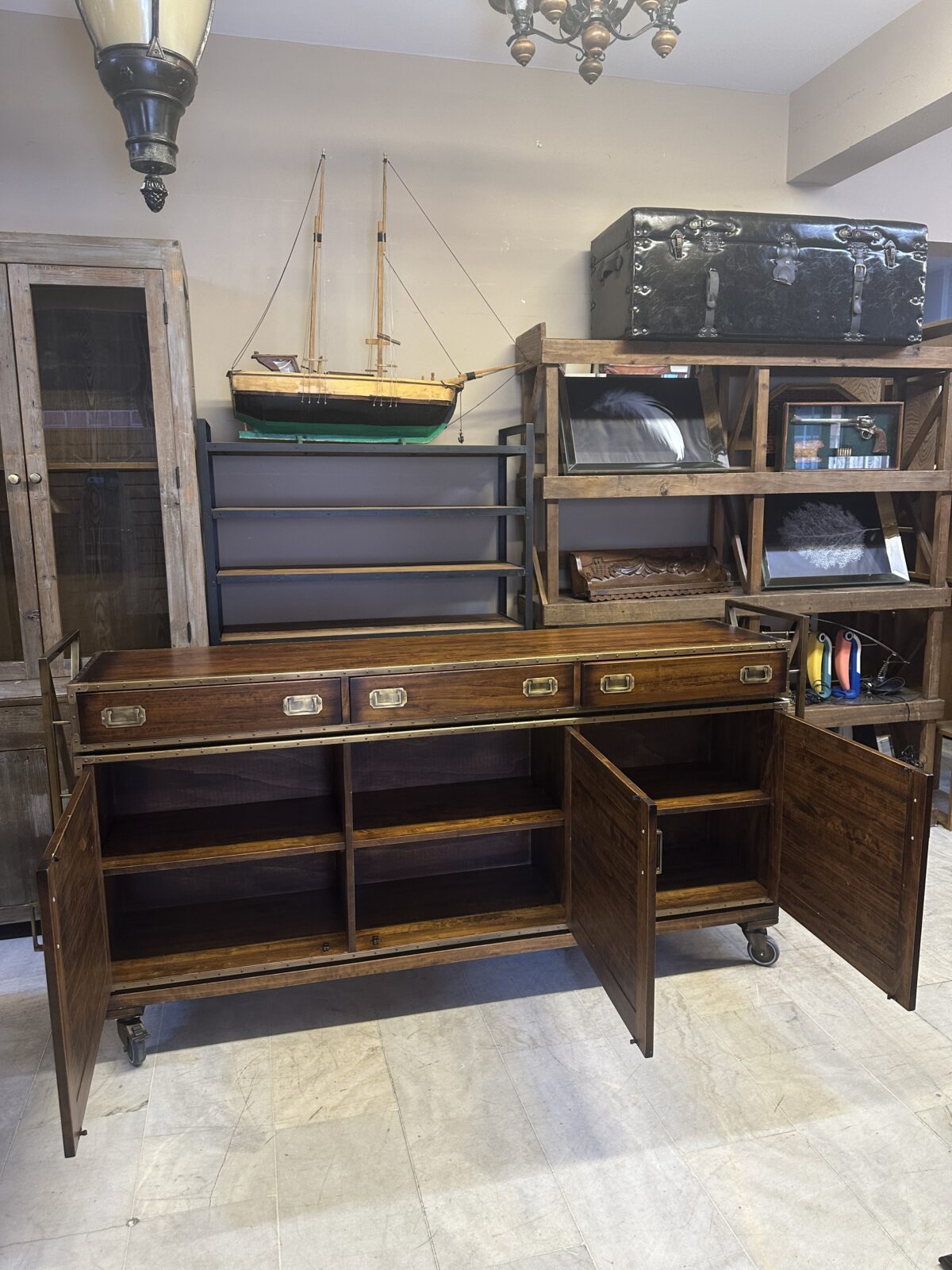 SHERWOOD LOFT KOLEKSİYONU AHŞAP KONSOL - Görsel 4