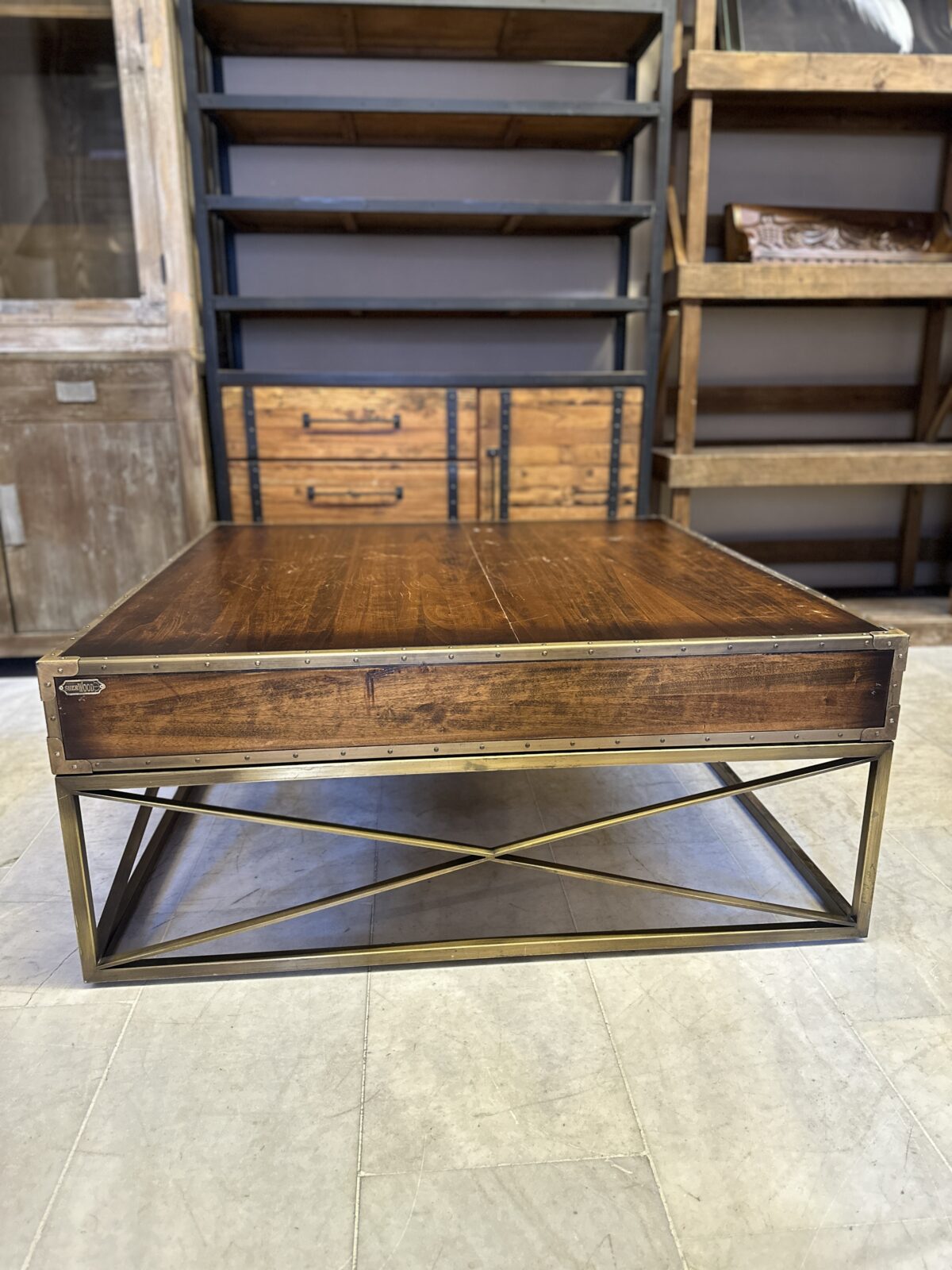 Sherwood Loft Koleksiyonu Pirinç Sehpa Takımı - Görsel 6