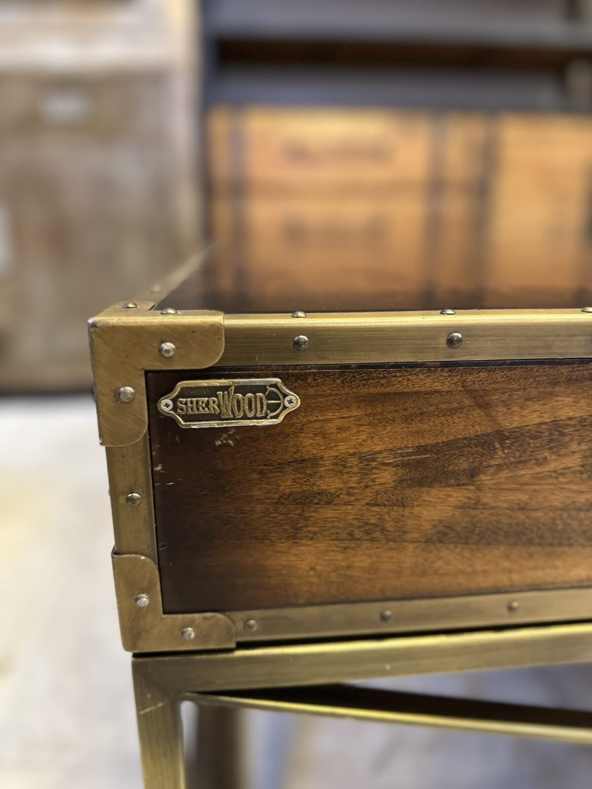 Sherwood Loft Koleksiyonu Pirinç Sehpa Takımı - Görsel 4