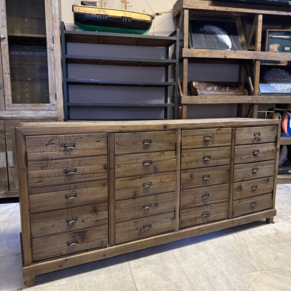 Mudo Rustik Ahşap Kapaklı Konsol