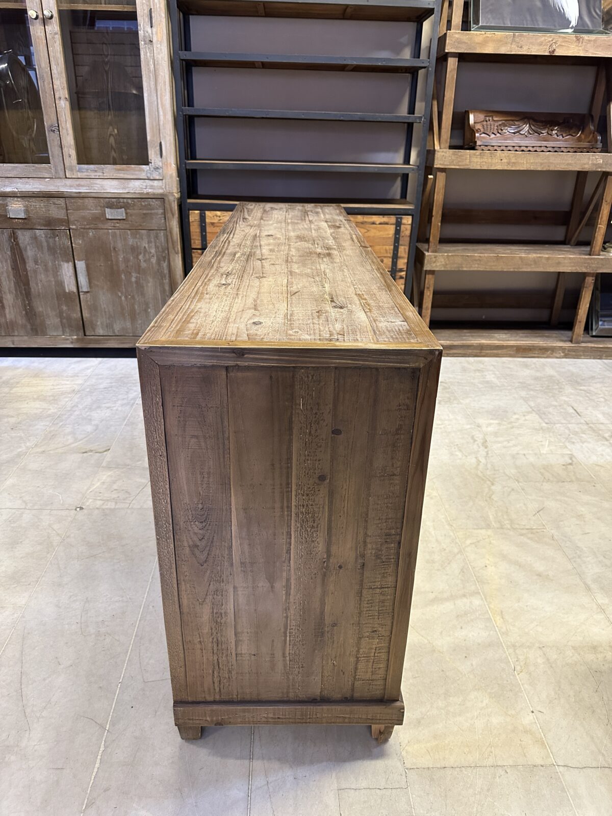 Mudo Rustik Ahşap Kapaklı Konsol - Görsel 3