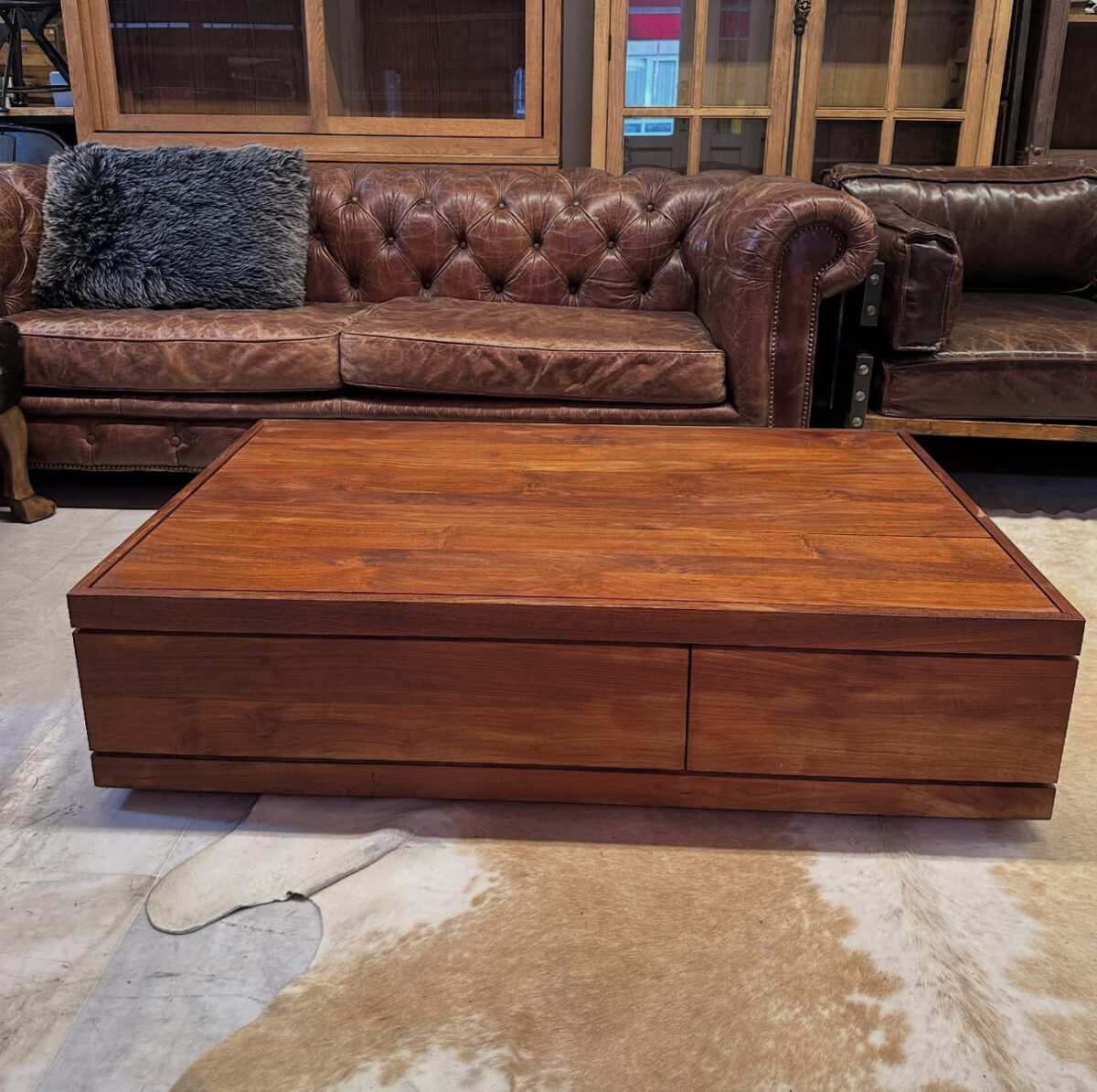 Mudo Tik Ağacı Orta Sehpa - Görsel 2