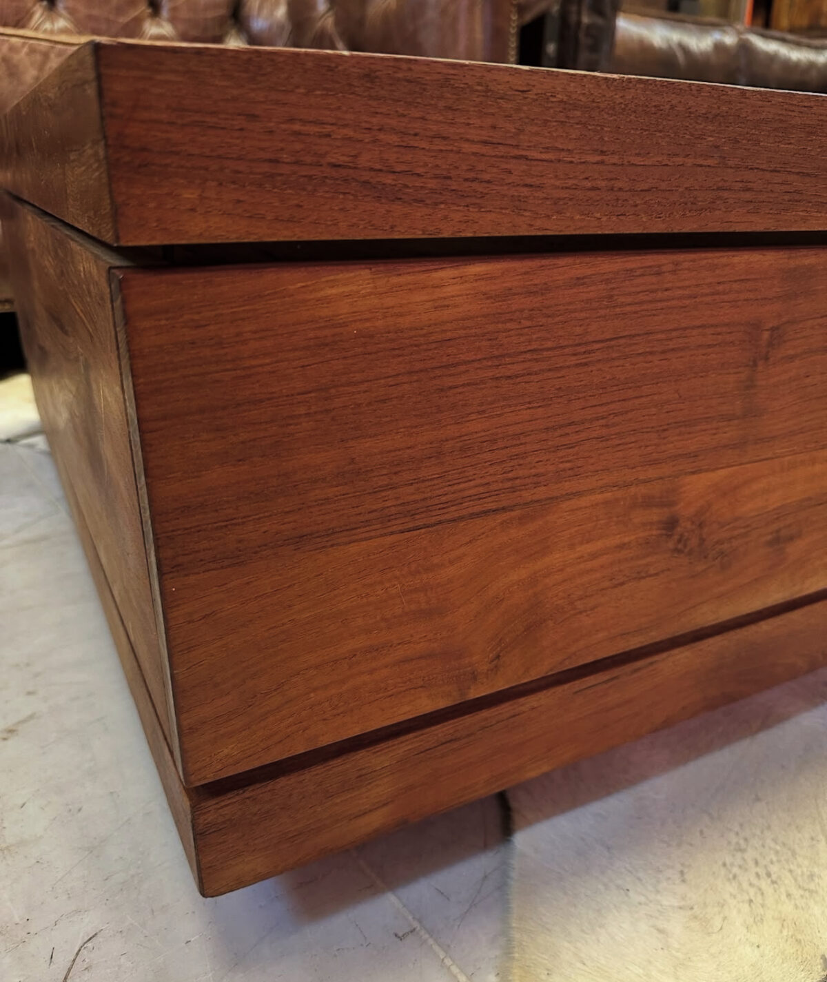 Mudo Tik Ağacı Orta Sehpa - Görsel 4