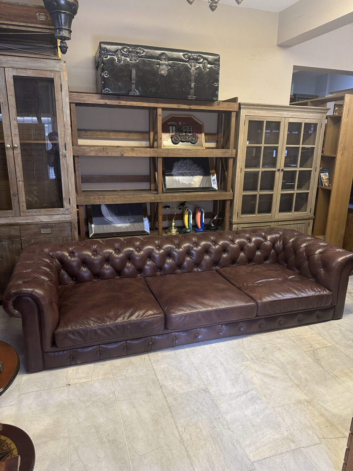 MUDO KENSİNGTON DÖRTLÜ DERİ KOLTUK - Görsel 1