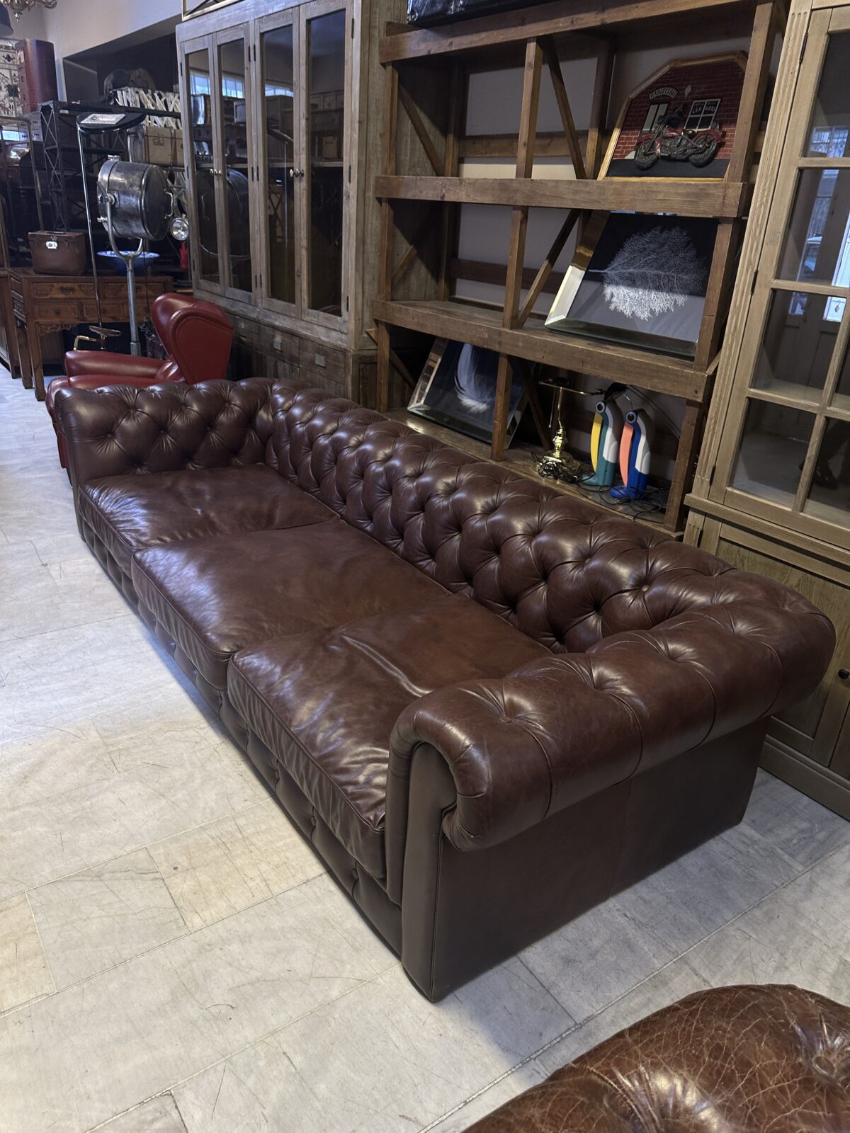 MUDO KENSİNGTON DÖRTLÜ DERİ KOLTUK - Görsel 2