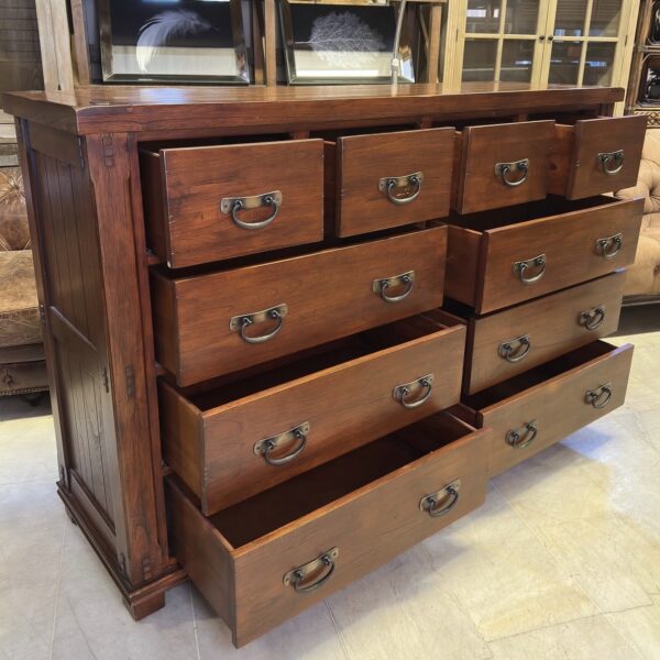 Sisam aşağı çekmeceli konsol