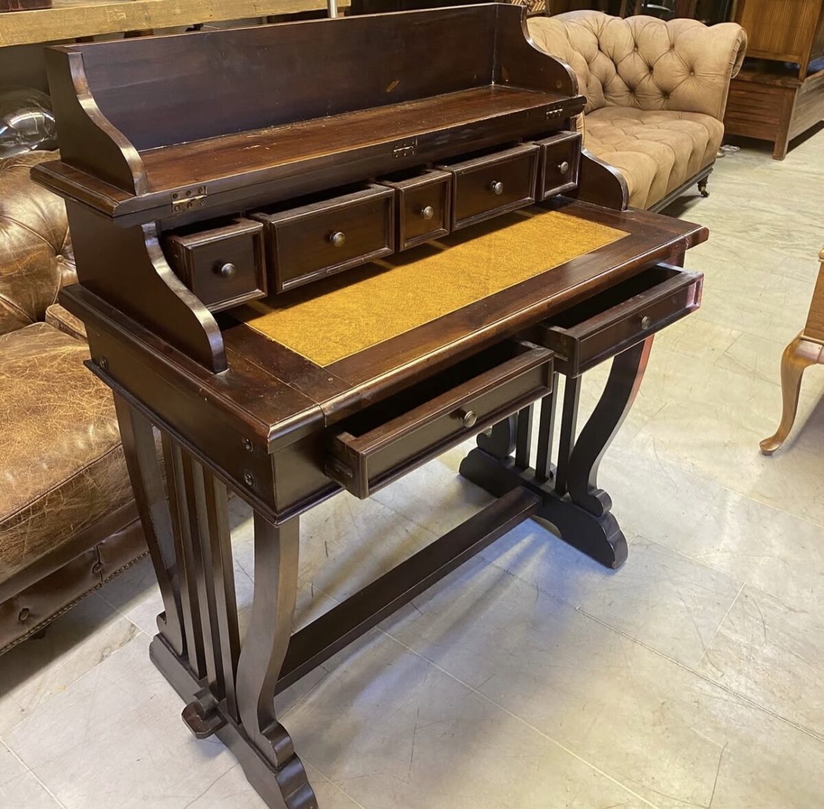 Mudo ahşap çalışma masası - Görsel 2