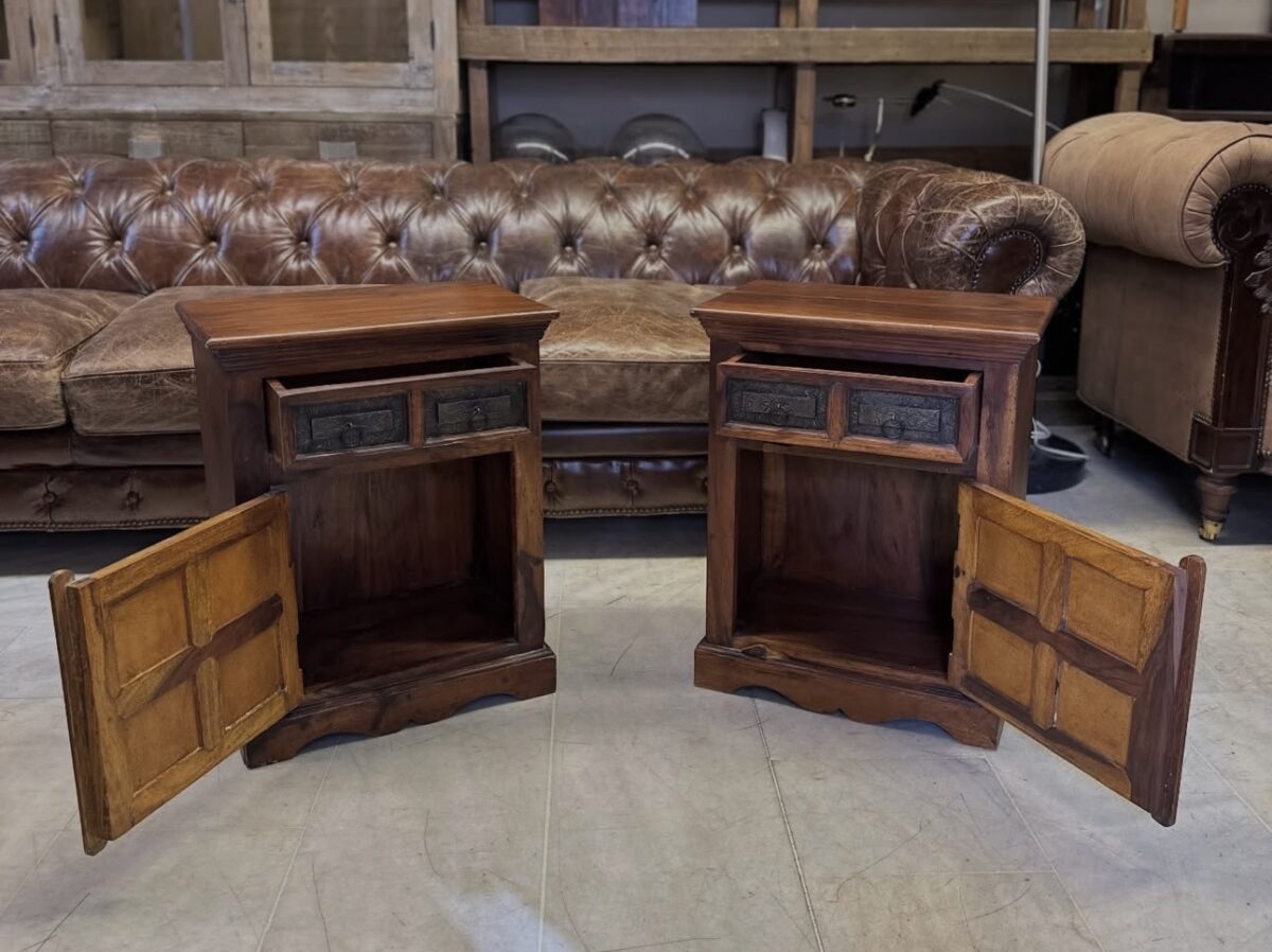 Kervan Sisam ağacı çift komodin - Görsel 2