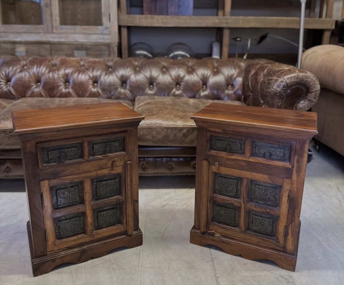 Kervan Sisam ağacı çift komodin - Görsel 4