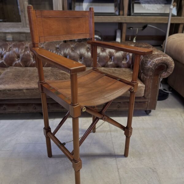 Safari Style Deri Rejisör Sandalye