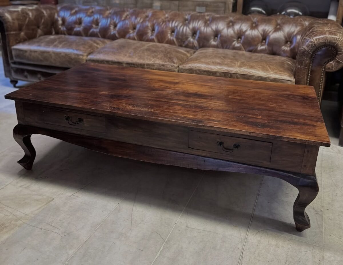 Kervan ahşap orta sehpa - Görsel 3