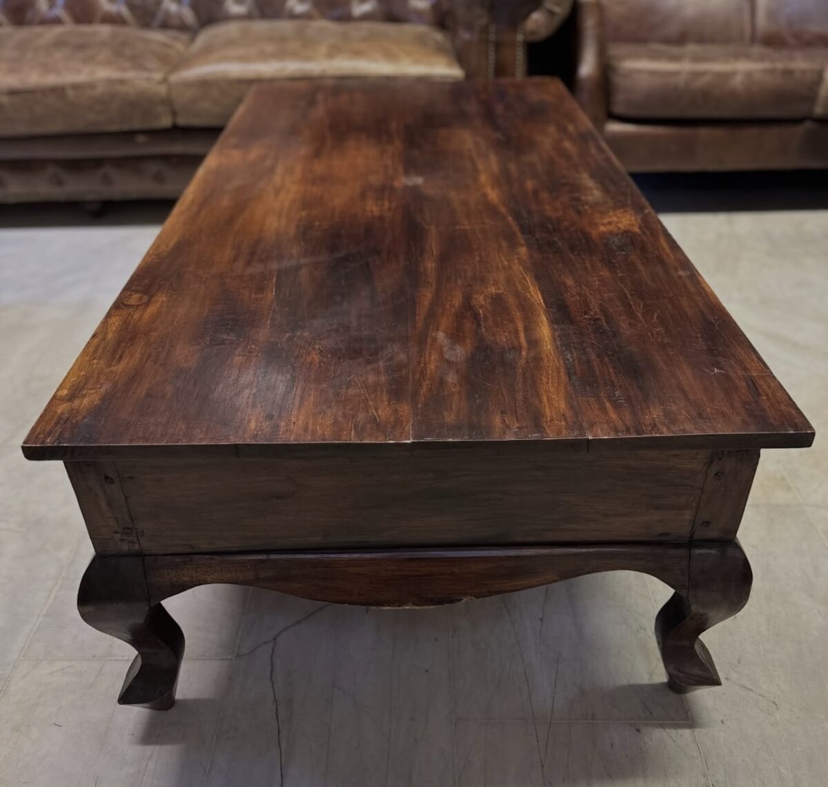 Kervan ahşap orta sehpa - Görsel 2