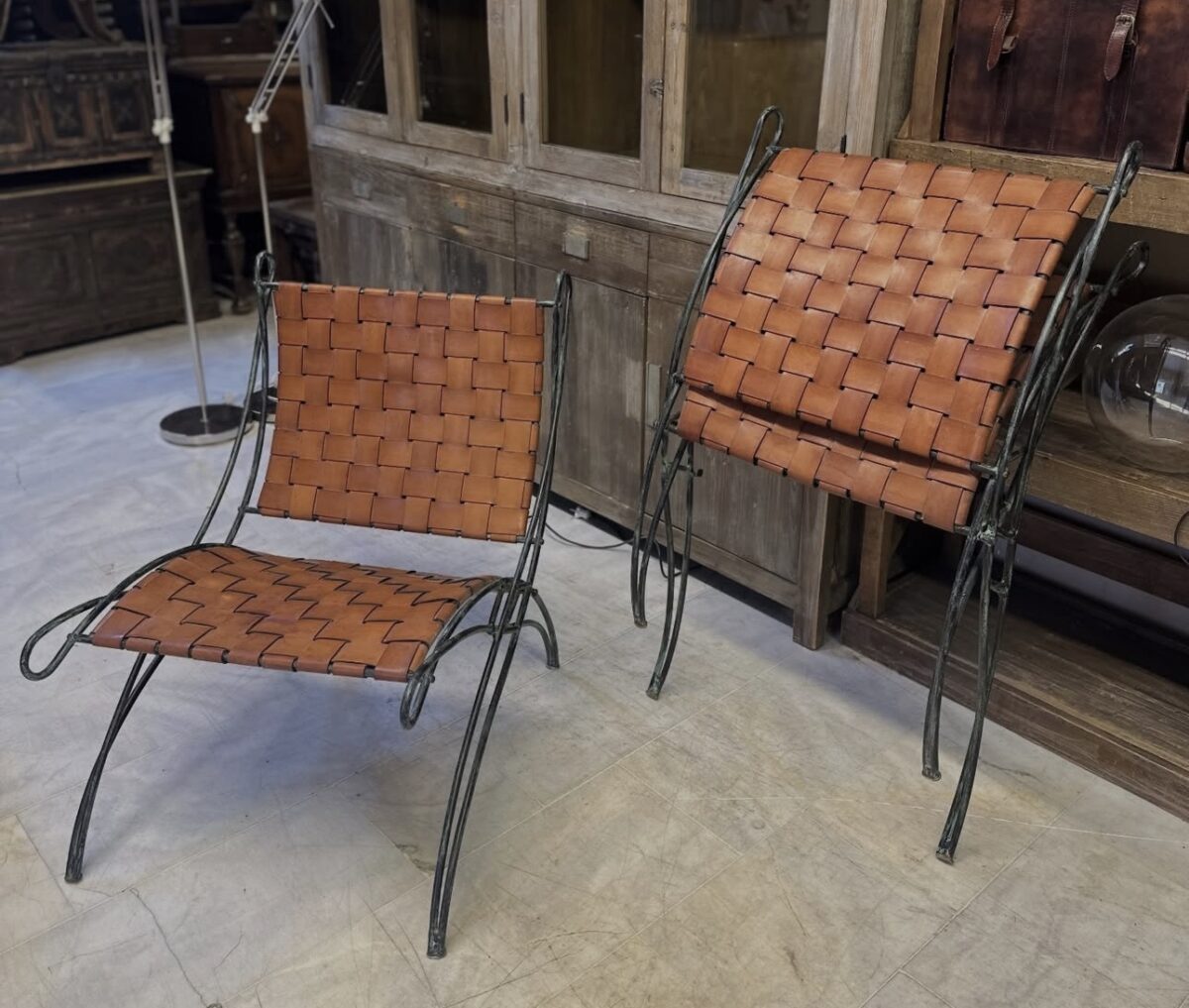 Ferforje deri katlanır çift tekli - Görsel 5