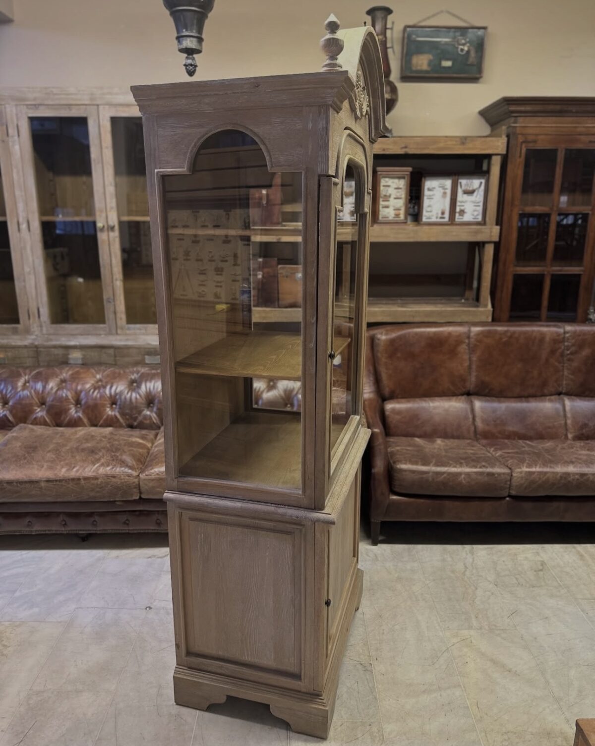 Mudo naturel meşe ağacı büfe - Görsel 4