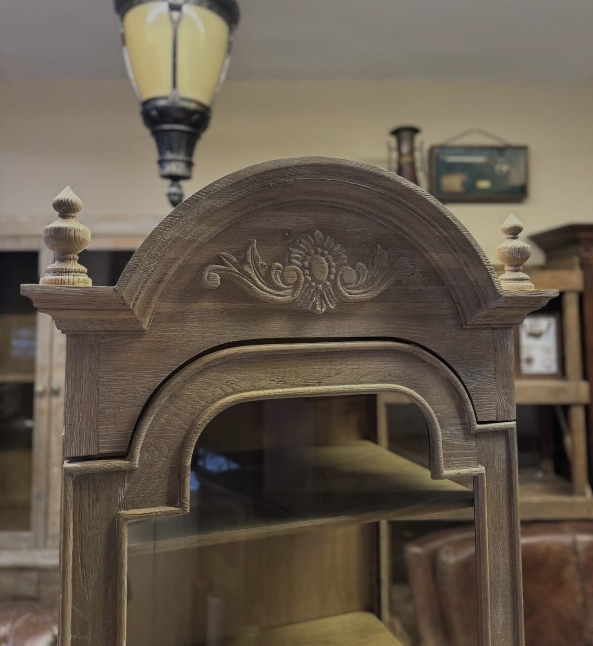 Mudo naturel meşe ağacı büfe - Görsel 5