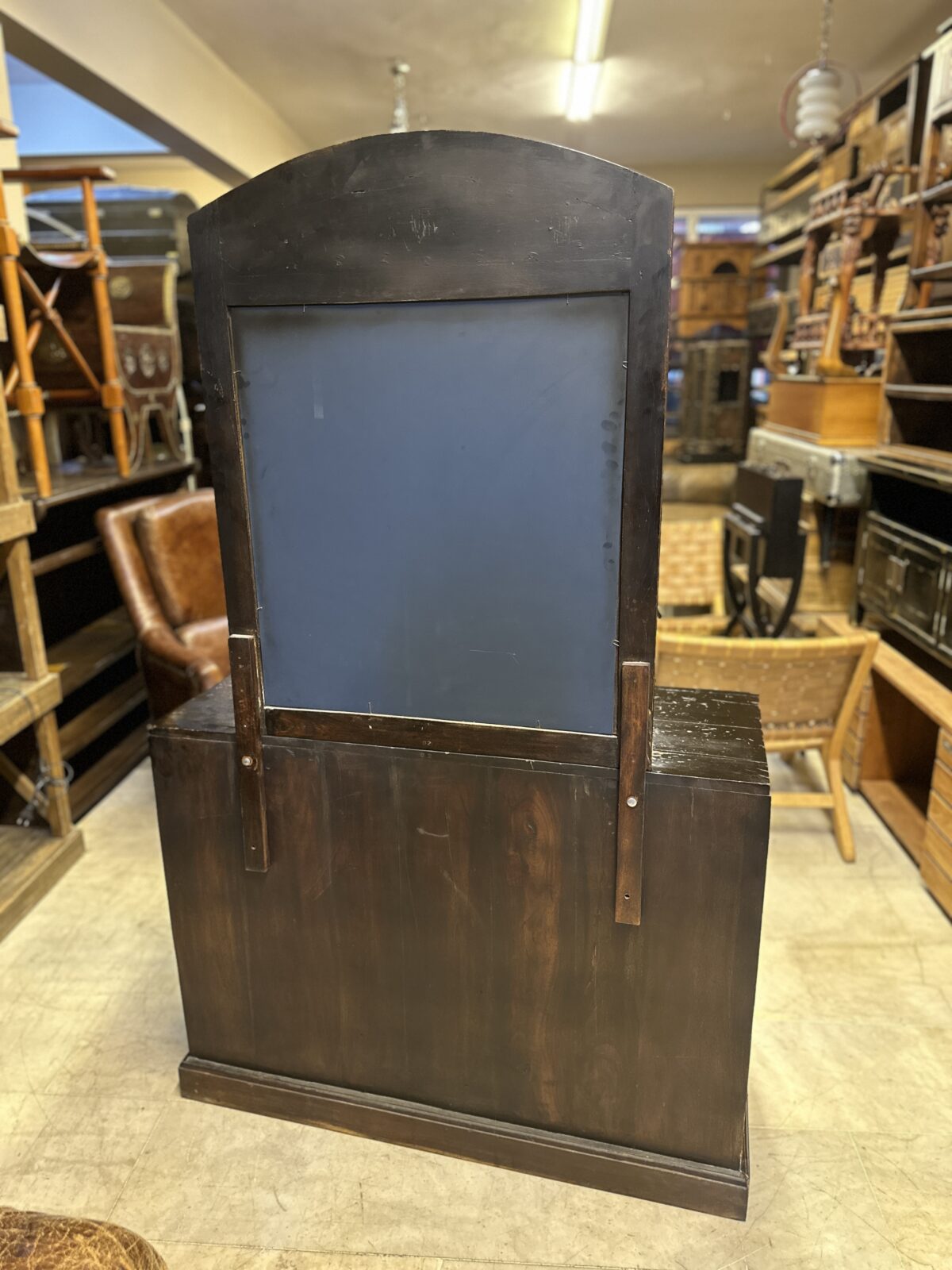 Kervan antik ahşap aynalı konsol - Görsel 3