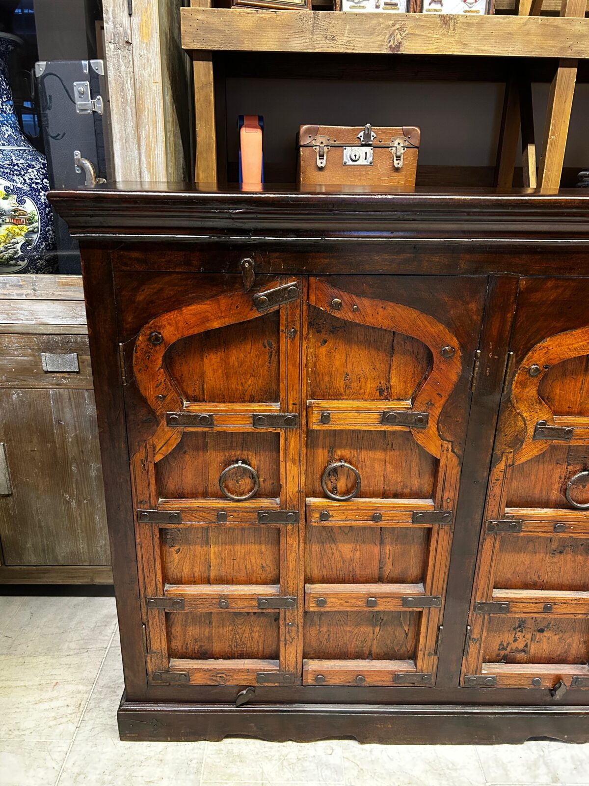 ANTİKA AHŞAP KONSOL - Görsel 5