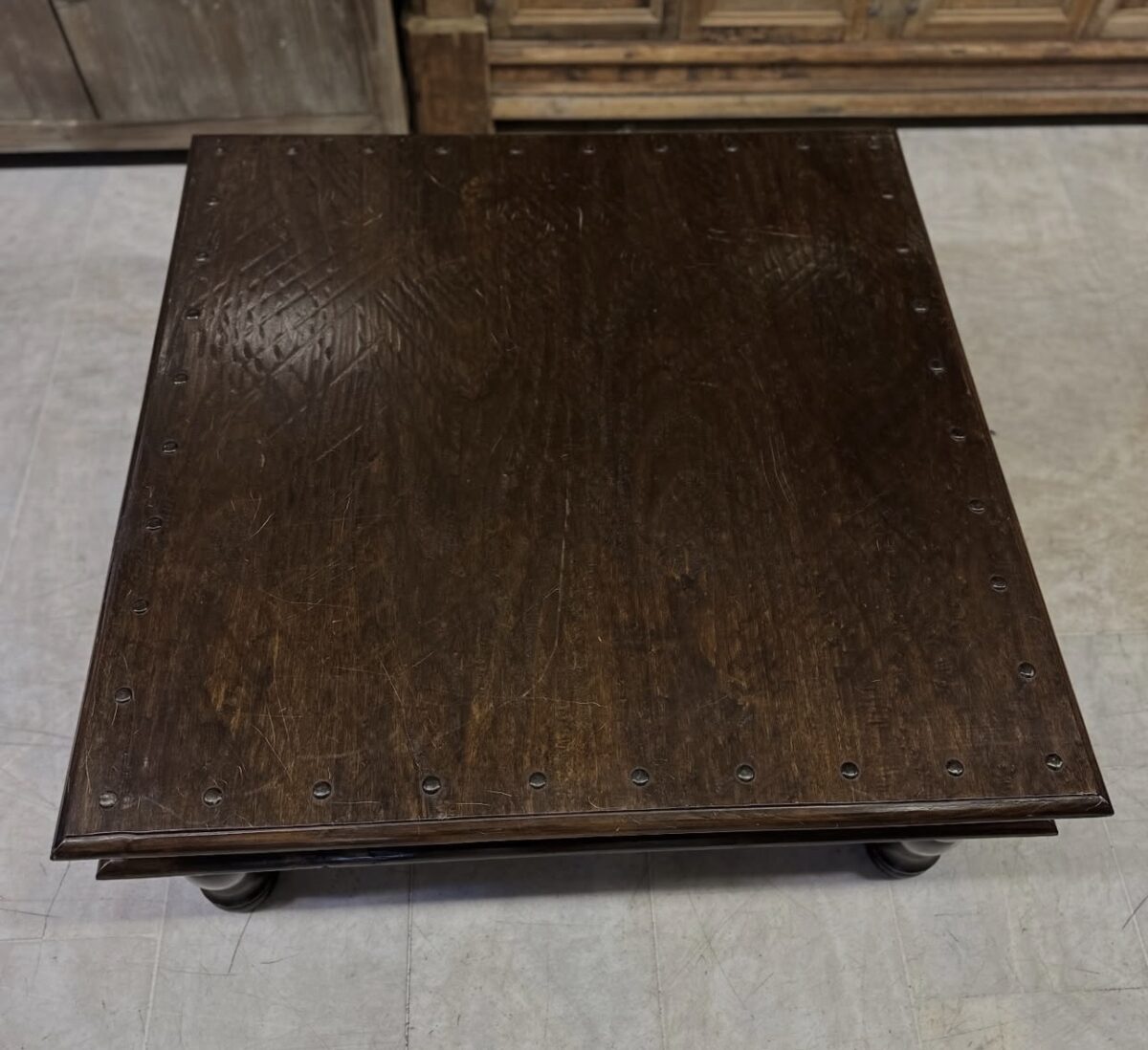 Kervan ahşap orta sehpa - Görsel 3