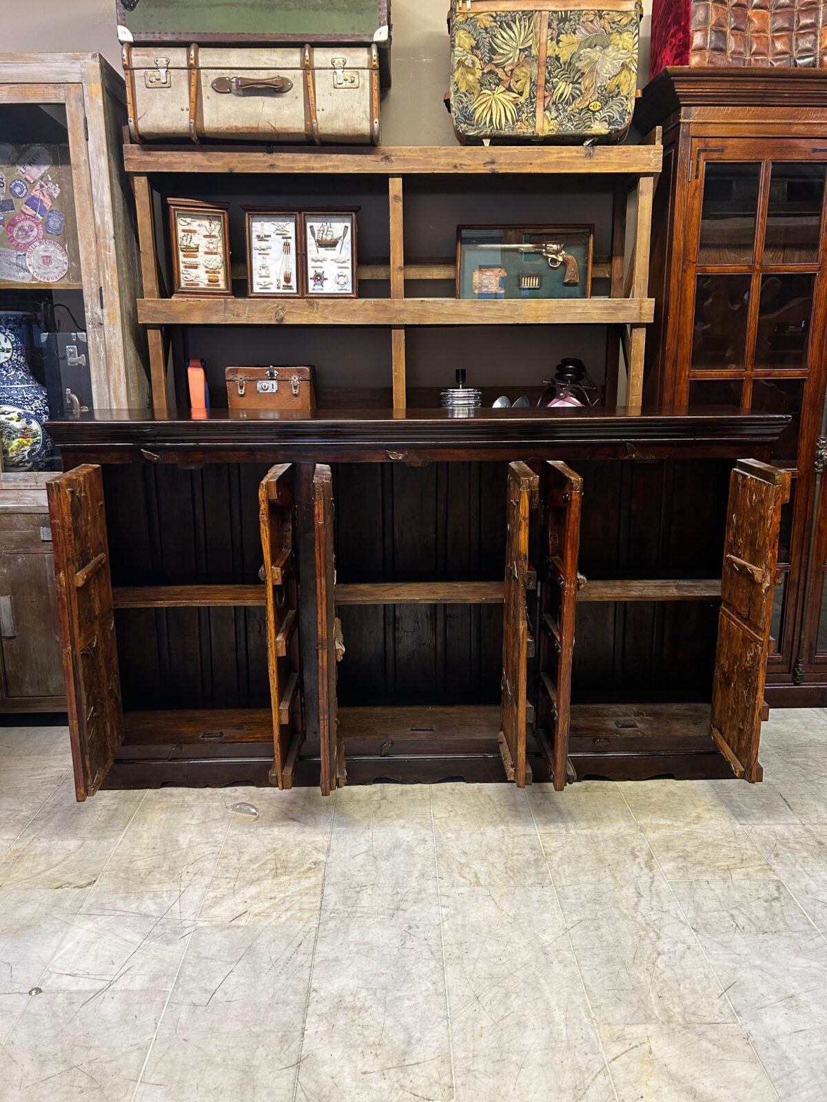 ANTİKA AHŞAP KONSOL - Görsel 2