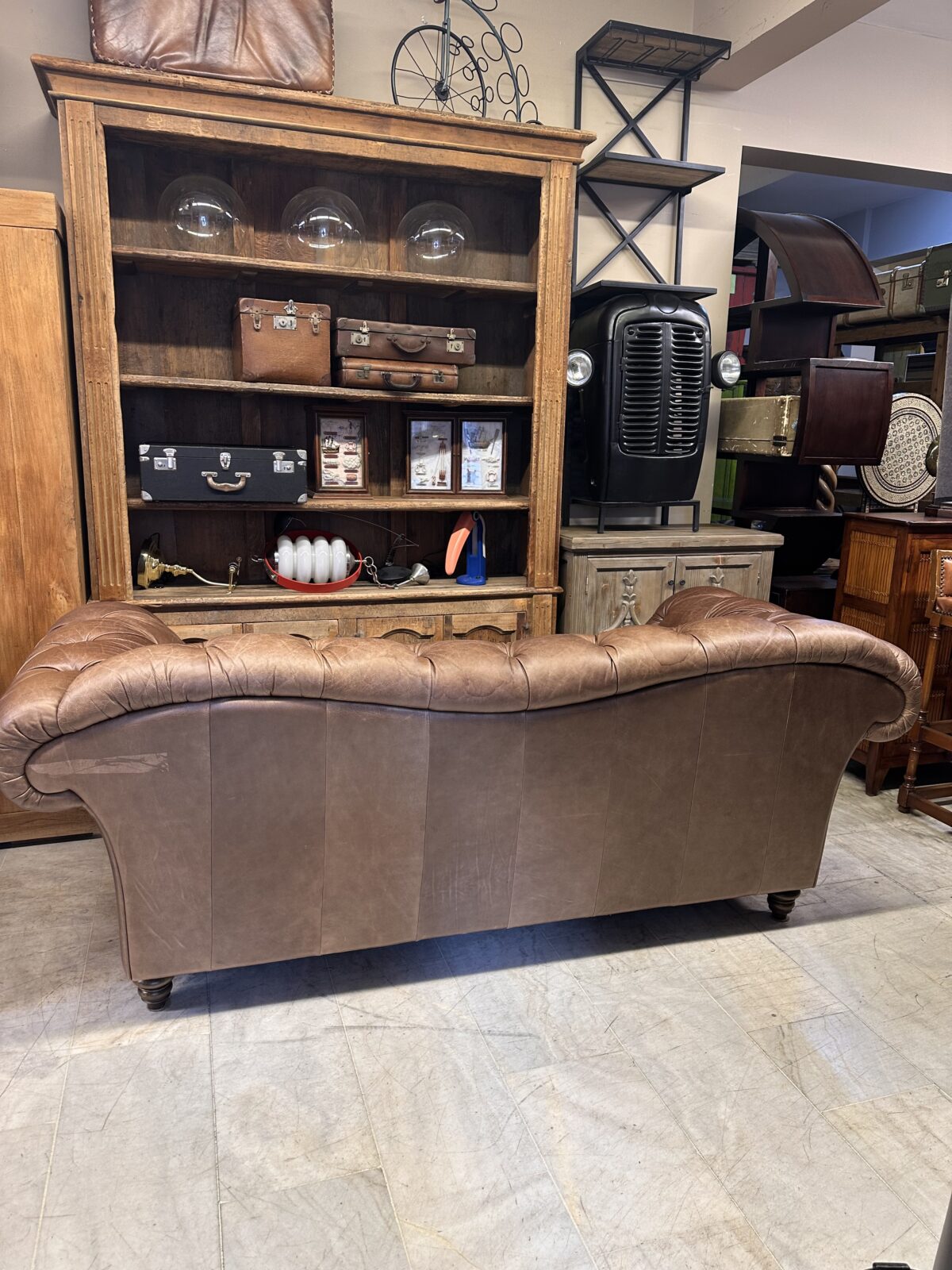 Natuzzı Chesterfield Deri Koltuk - Görsel 4