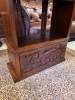 Uzakdoğu ahşap çift kitaplık - Görsel 4