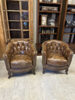 Timothy Oulton Vintage Deri Berjer - Görsel 2