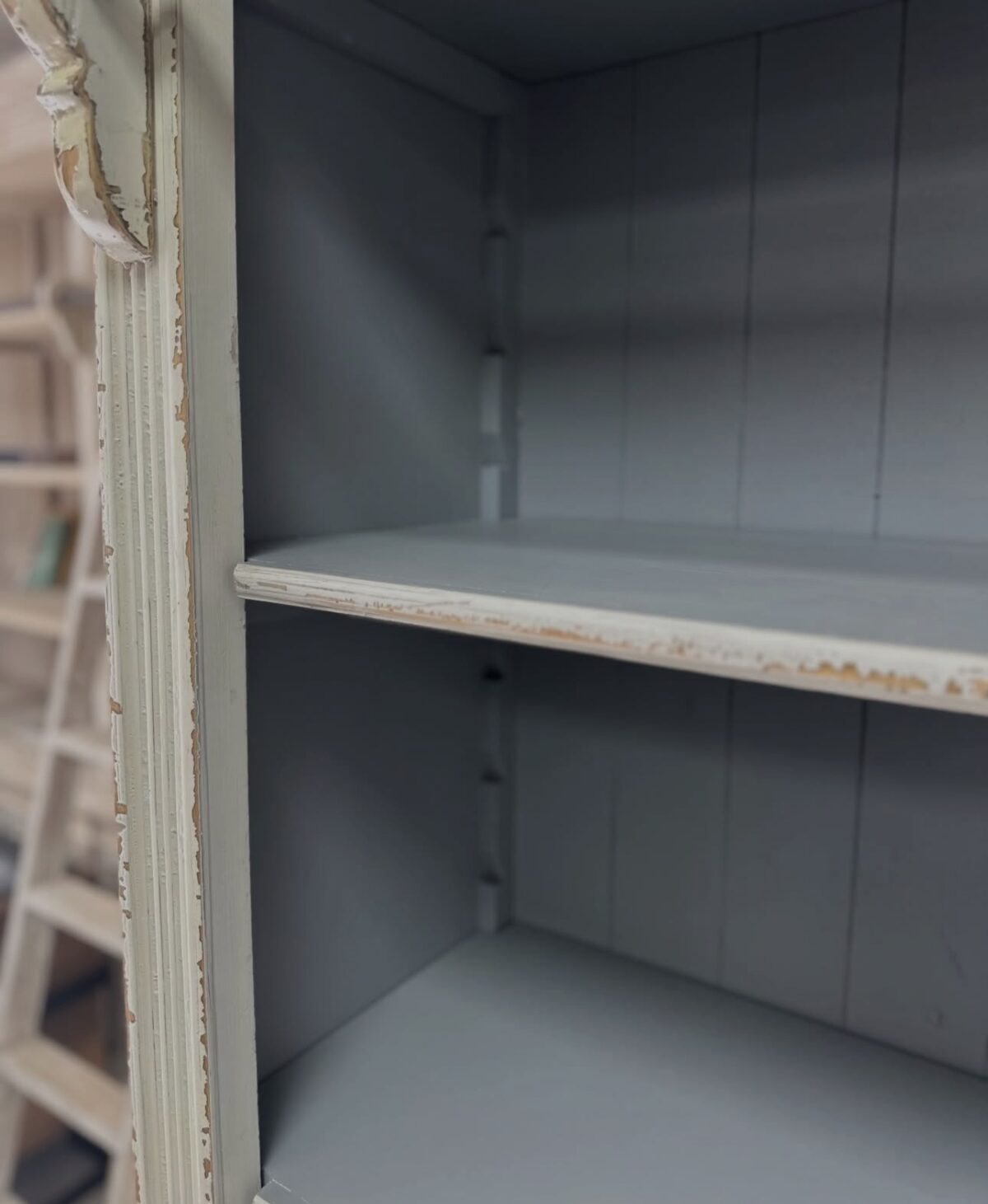 Mudo country ahşap merdivenli kütüphane - Görsel 4