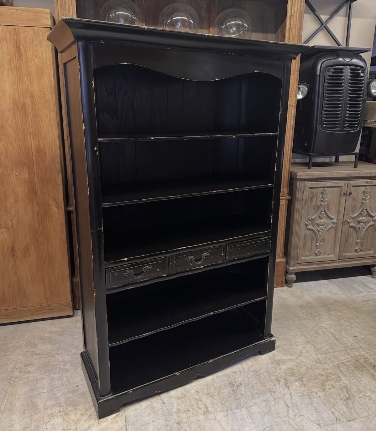 Mudo Country ahşap kitaplık - Görsel 1