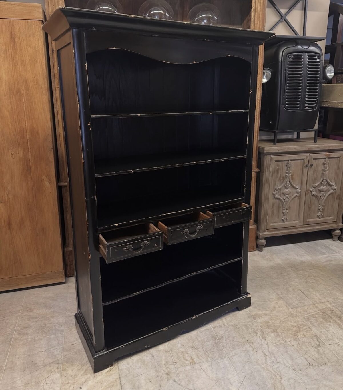 Mudo Country ahşap kitaplık - Görsel 2