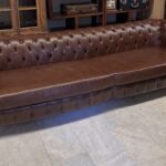 Chesterfield Deri Dörtlü Koltuk