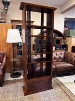 Uzakdoğu ahşap çift kitaplık - Görsel 5