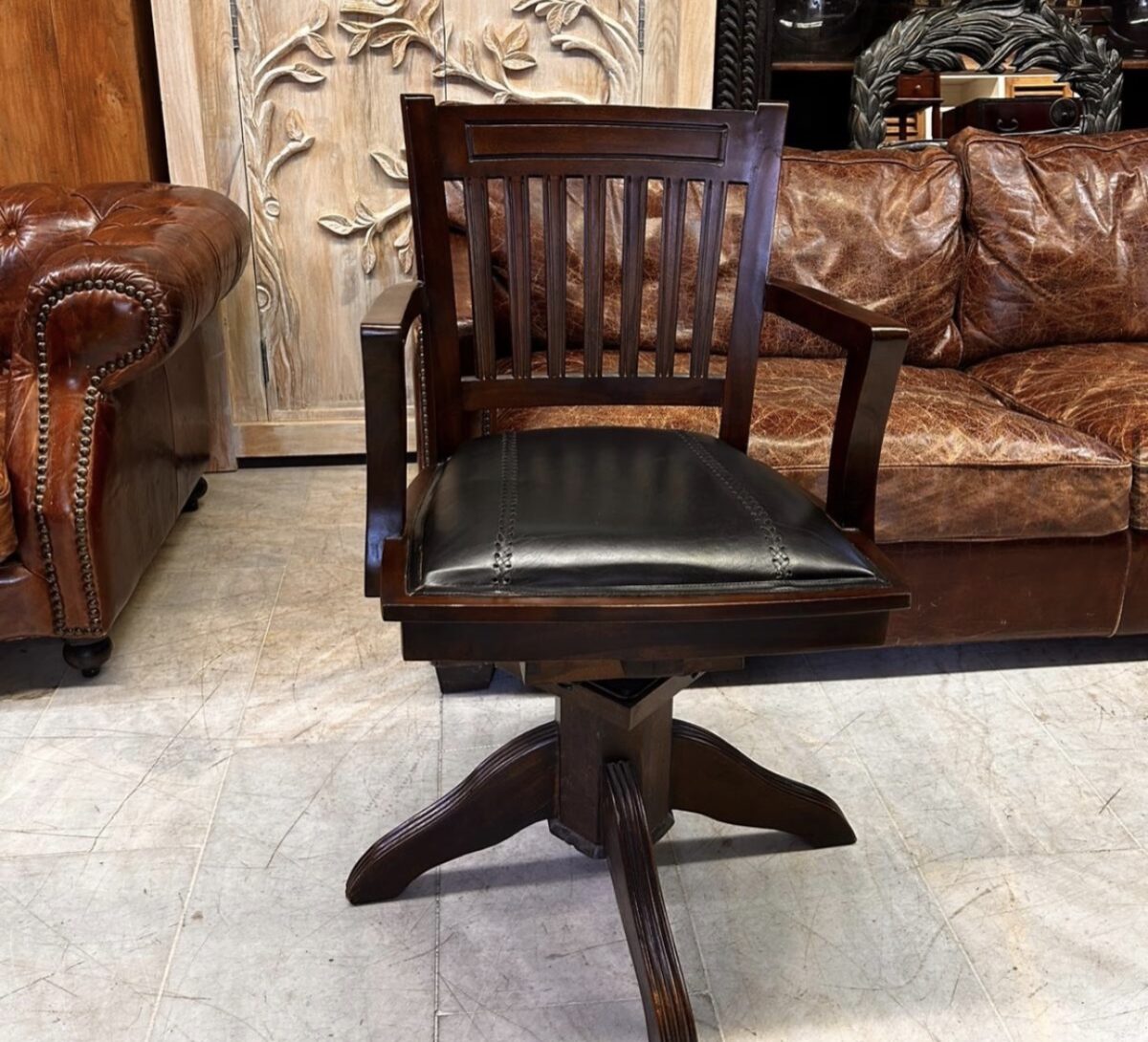 Mudo ahşap çalışma sandalyesi - Görsel 1