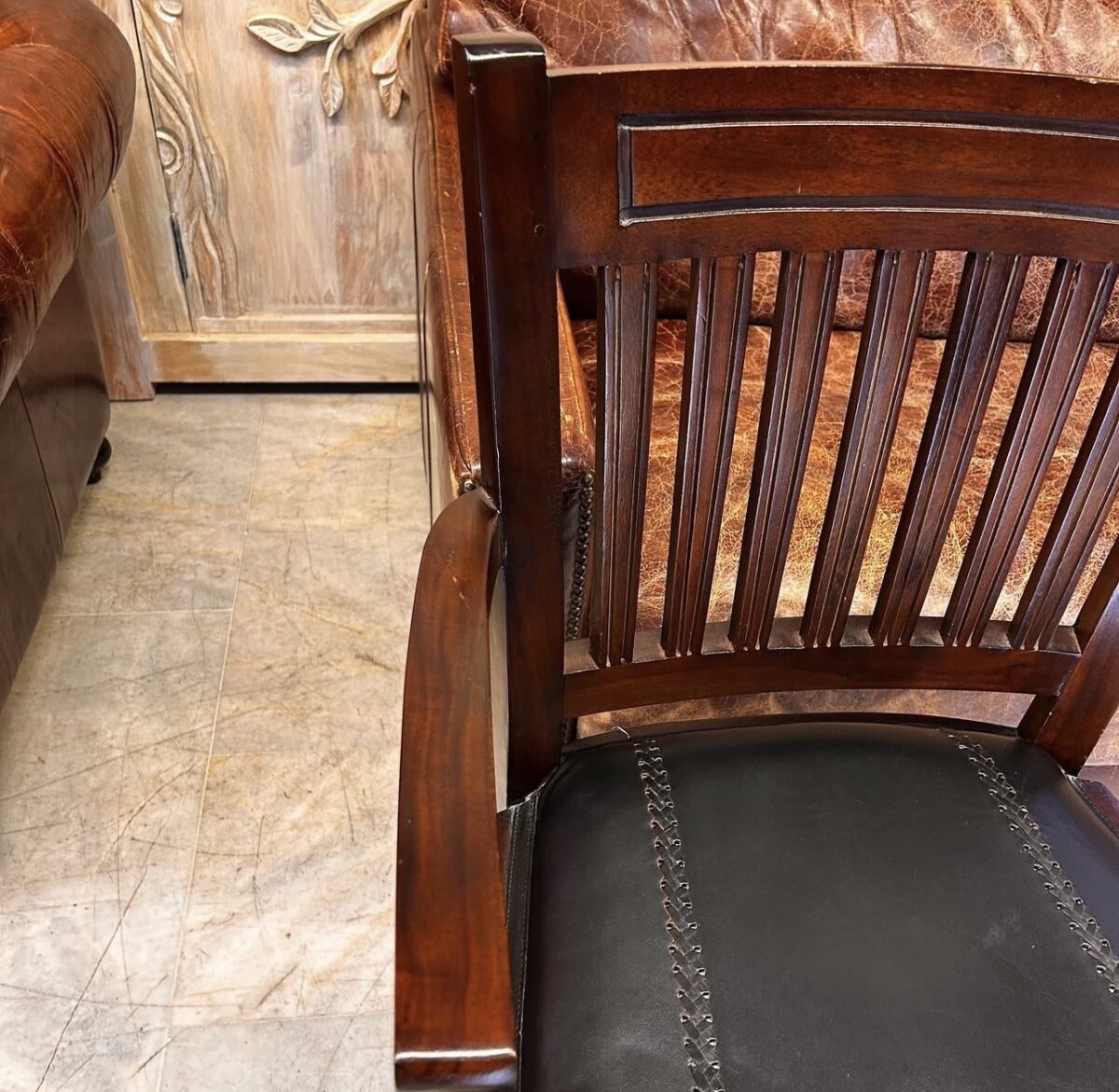 Mudo ahşap çalışma sandalyesi - Görsel 4