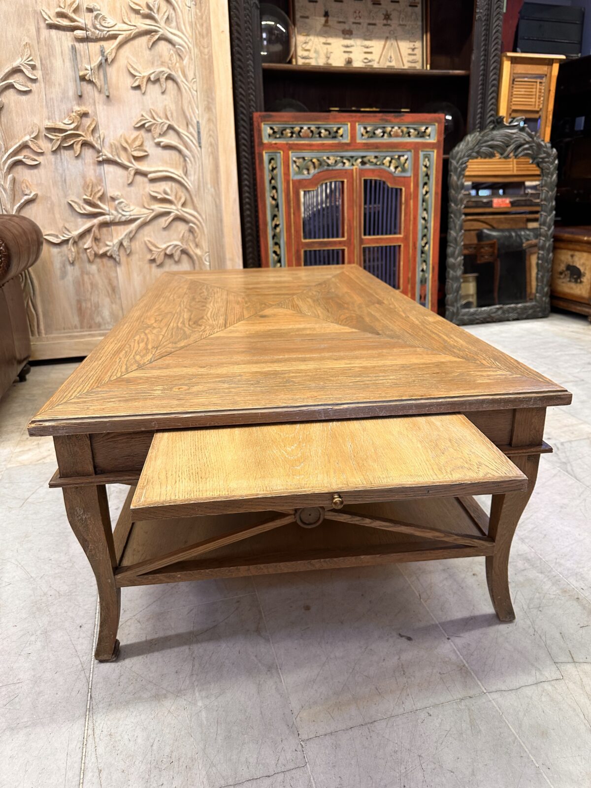 Mudo meşe ağacı orta sehpa - Görsel 2