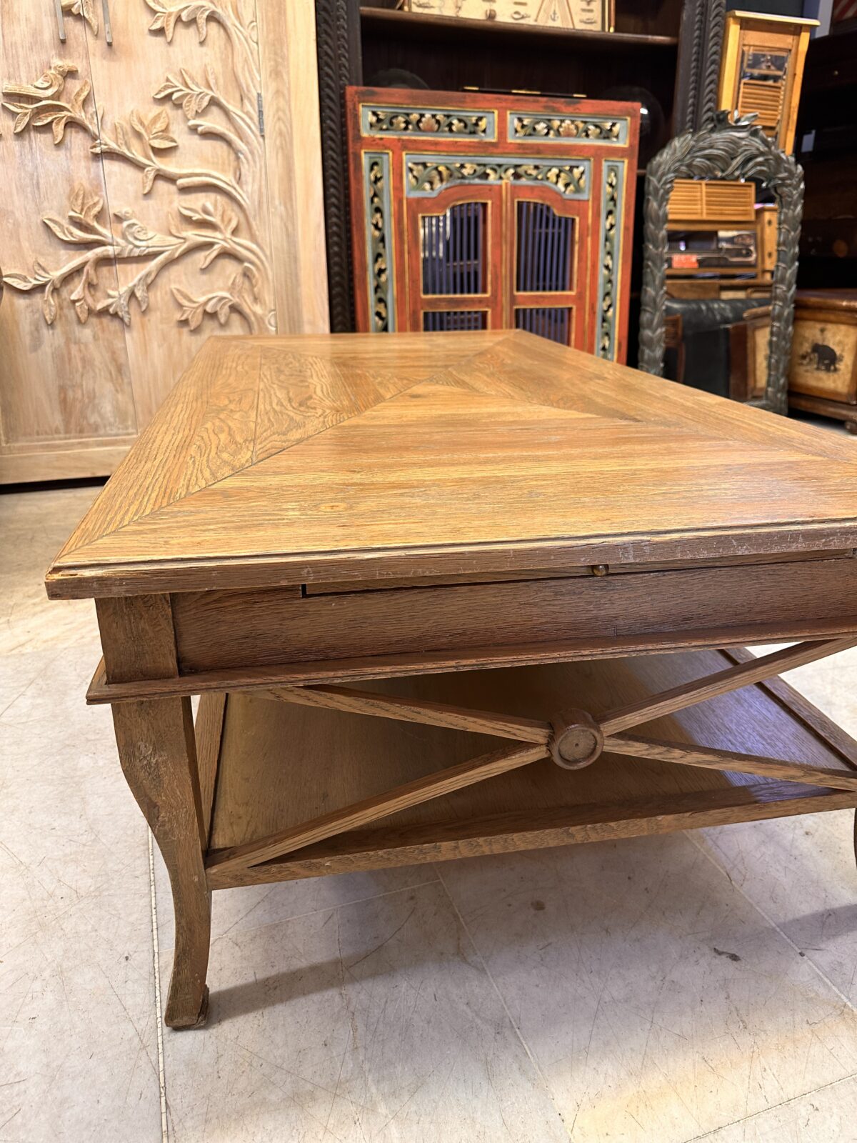 Mudo meşe ağacı orta sehpa - Görsel 4