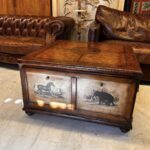 Vintage ahşap orta sehpa