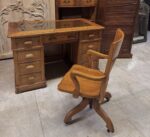 Amerikan ahşap çalışma masası